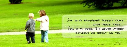 Friendship Does Not Come With Price Tags Facebook Covers